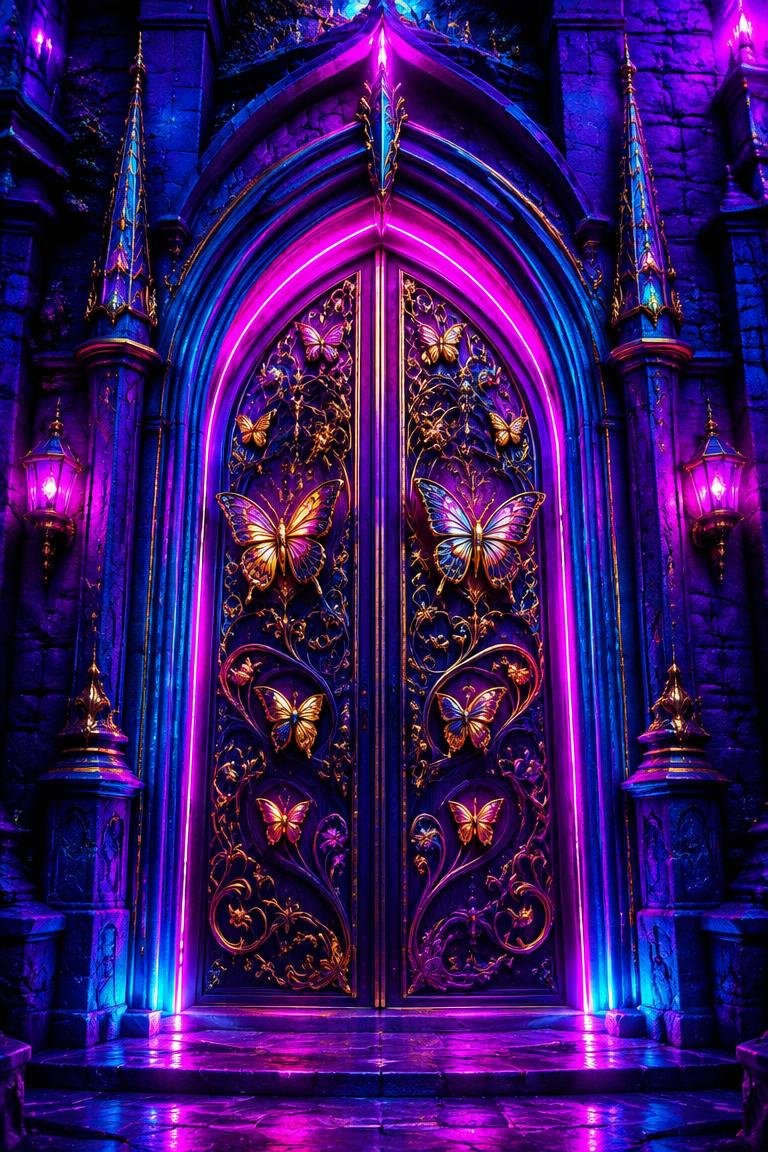 The Glow Wing door