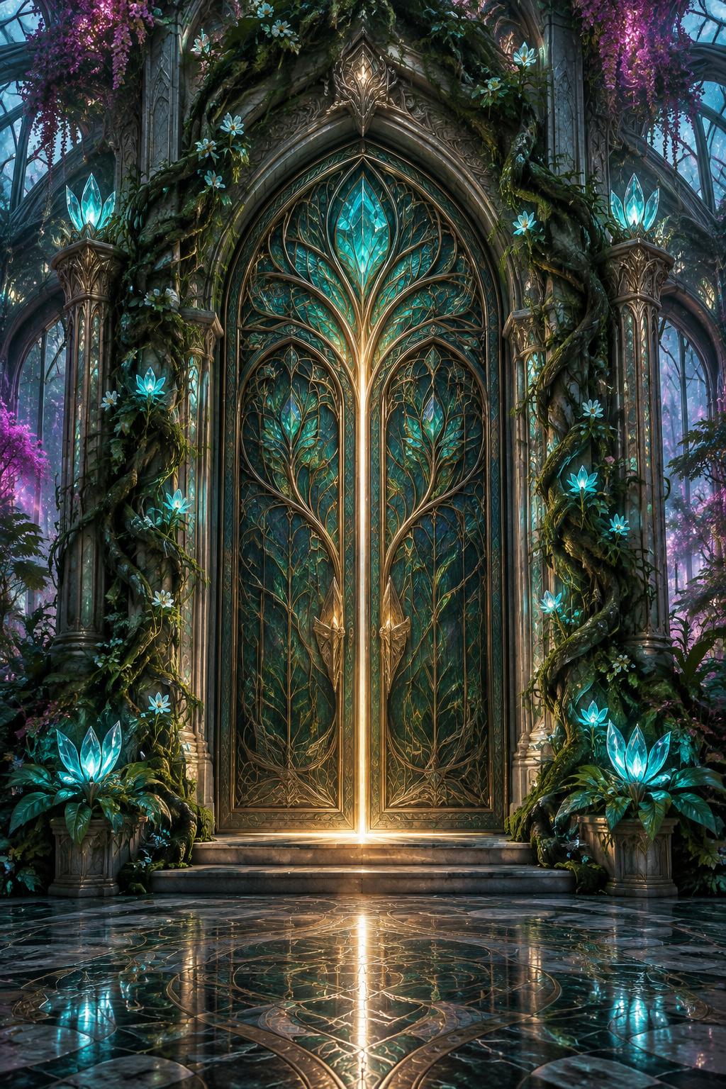 Book of the Seed castle door