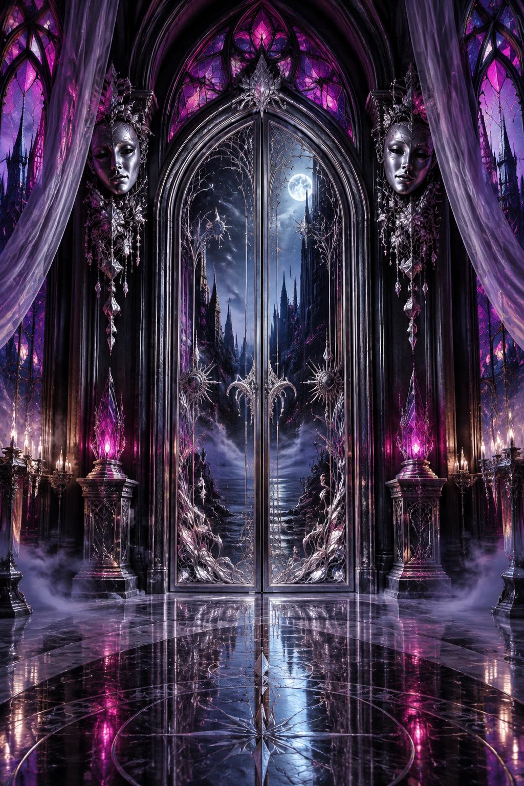 Book of the Veil castle door
